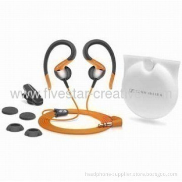Sennheiser Omx80 Sport Ii Stereo Earclip Headphones Orange 